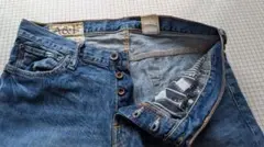 00s USA購入 アバクロ デニム BAXTER W32 Y2K ボタンフライ