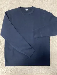 美品 UNIQLO スウェットシャツ 紺色 ポリエステル素材 Sサイズ