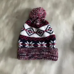 Y2K OLD ニット帽 ボンボン古着 used vintage like