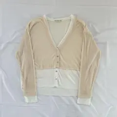 searoomlynn Layered Vカットシアーカーディガン SeaRoomlynn - 最終searoomlynn Layered Vカットシアーカーディガンの