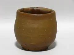 人間国宝 伊勢崎淳 作『備前 ぐい呑み』一客 箱無 ぐい呑 盃 徳利 金重陶陽のサムネイル