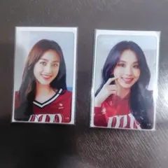 TWICE ジヒョ　チェヨン　トレカセット