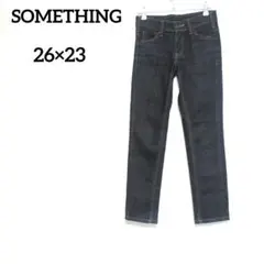 美品 日本製 SOMETHING EDWIN ストレッチ デニムパンツ 26