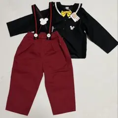 ミッキー　コスプレ　なりきり　ディズニー　セットアップ　リトシー　100センチ