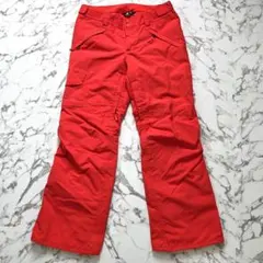 美品✨️ノースフェイス スノーボードパンツ スキーパンツ ドライベント 赤 XLのサムネイル