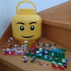 【レア·廃盤】LEGO レゴブロック収納ボックス Ｌサイズ