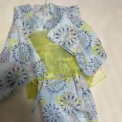 après les cours 花柄 浴衣 110cm