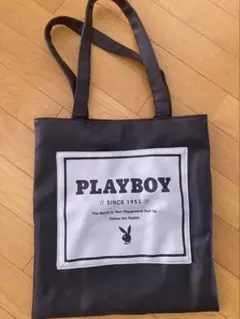 PLAYBOY トートバッグ ブラック