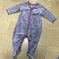 【baby GAP】長袖カバーオール　ロンパース 60cm 0-6ヶ月