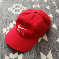 90s 銀タグ 台湾製 NIKE ベースボールキャップ SOCCER