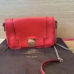 kate spade レッド （オレンジ）ショルダーバッグ