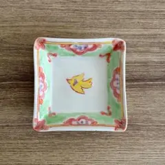 【人気作家】　増山文さん　豆角皿　鳥のサムネイル