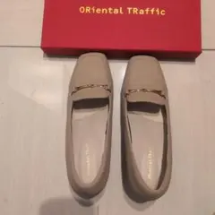 ORiental TRaffic ビットローファー ベージュ 38のサムネイル