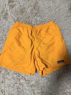 S 美品 パタゴニア メンズ バギーズショーツ 5インチ マンゴーオレンジ