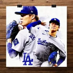大谷翔平 ドジャース アートパネル 300枚限定 シリアル入り 大谷翔平 ドジャース アートパネル 300枚限定 シリアル入り - メルカリ