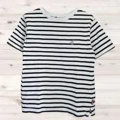 B2437 Java Tシャツ 半袖 カットソー(S) ボーダー 総柄のサムネイル