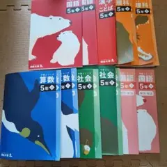 四谷大塚 予習シリーズ 5年上下&漢字とことば（上） セット