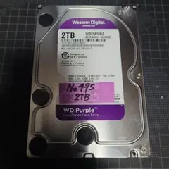 高耐久 3.5 インチ HDD 2TB No475