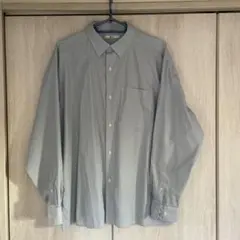 UNIQLO ストライプ 長袖シャツ Lサイズ