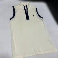RALPH LAUREN GOLFラルフローレン　ノースリーブポロシャツM白のサムネイル