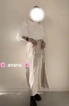 anana⭐️ロングスカート⭐️シャイニーピンク⭐️新品未使用品のサムネイル