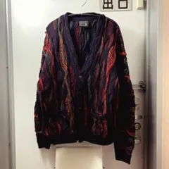 90's/COOGI/3d-knit cardigan