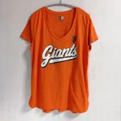 ニューエラ ジャイアンツ Ｔシャツ 半袖 XL オレンジ 野球観戦 MLBのサムネイル