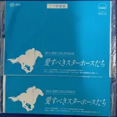 ■ JRA 2025年 オリジナル カレンダー 2冊 ■
