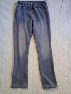 ボトムス 裏シャギー デニム風 150cm 長ズボン