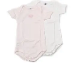 プチバトー　ボディスーツ　半袖　合わせ　6m 67 新生児　ベビー　肌着