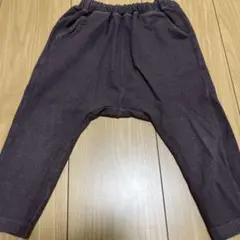 GU サルエルパンツ　茶　90㎝