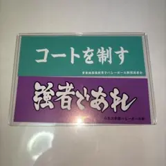 ハイキュー ショーセツバン 横断幕 カード