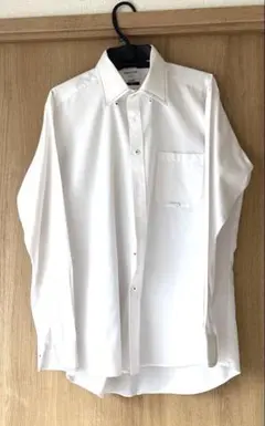 【中古】男性長袖ワイシャツ　オリヒカ　白　サイズL41-86