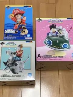 ドラゴンボール 一番くじスナップコレクション2フィギュア A,B,C3点セット