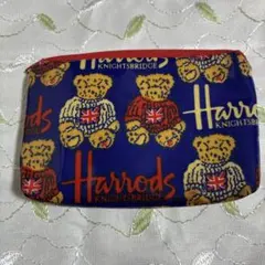 Harrods クマ柄ポーチ
