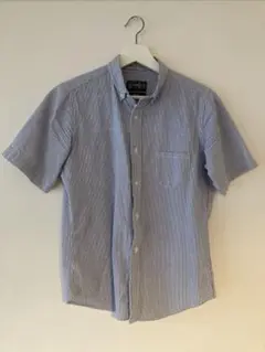 GitmanBros ギットマン 半袖シャツ XS ストライプ シアサッカー