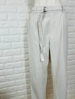 HK WORKS LONDON ハイウエスト パンツ テーパード ベルト付 LLのサムネイル