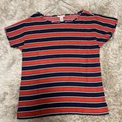 J.CREW シルク100% ボーダーカットソー 00 レッド✖️ネイビーのサムネイル