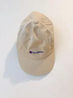 Champion ベージュキャップ 調整可能