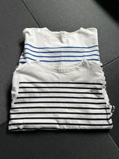 パネルボーダーTシャツ2枚セット