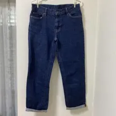 無印良品　ダークブルー ストレートデニム　サイズ25 レディース　デニム　M