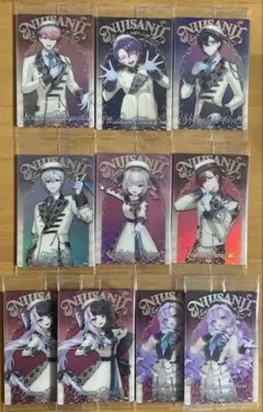 にじさんじ　ウエハース　メタリックプラカード　セット