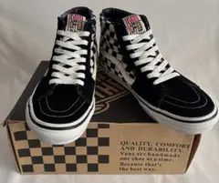 【希少】未使用旧タグVANS SK8-HI スケート ハイ ブラック/チェッカー