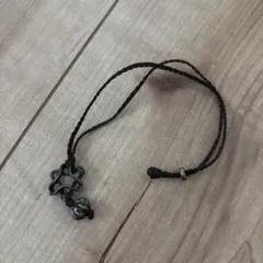 ブラック編み込みブレスレット　セレクト