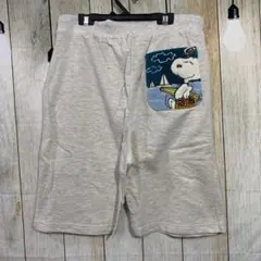 スヌーピー　相良刺繍　ハーフパンツ　Lのサムネイル