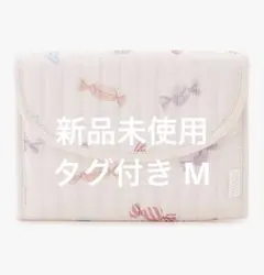 ジェラートピケ 母子手帳ケース M キャンディ クマ柄 ピンク 新品タグ付き