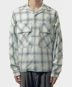 25ss elephant TRIBAL fabrics オンブレ シャツ