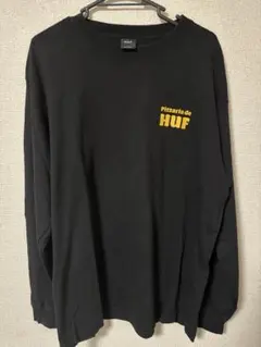 HUF Pizzaria de HUF 長袖Tシャツ ブラック Lサイズ