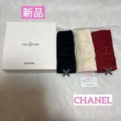 ☆新品☆CHANEL☆シャネル　タオルハンカチ　ノベルティ　ホワイト　アイボリー