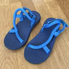 mont-bell ソックオン 青 サンダル　24cm程度
